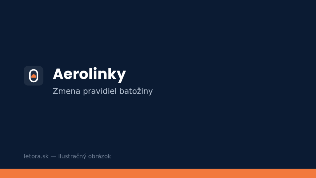 Ilustračný obrázok k zmene pravidiel príručnej batožiny